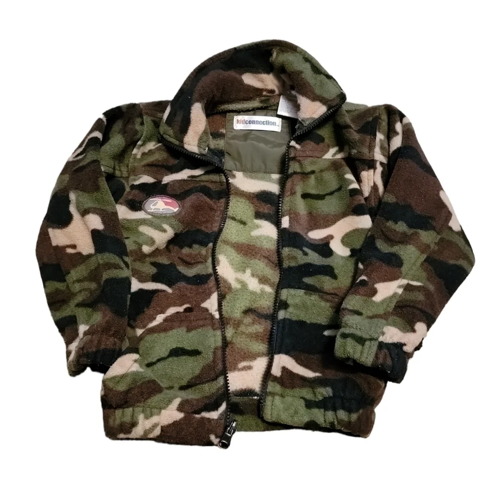 KidConnection camouflage jacket toddler boys size 3T